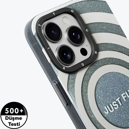 iPhone 14 Pro Kılıf M-safe Şarj Özellikli Youngkit Star Dazzle Serisi Kılıf