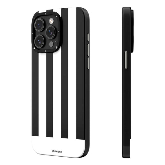 iPhone 14 Pro Kılıf M-safe Şarj Özellikli Youngkit Striped Piano Keys Serisi Kılıf