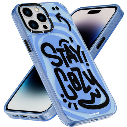 iPhone 14 Pro Kılıf Mutlu Mod Figürlü YoungKit Happy Mood Serisi Kılıf