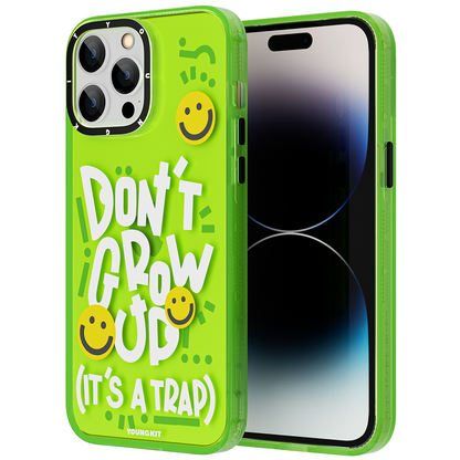 iPhone 14 Pro Kılıf Mutlu Mod Figürlü YoungKit Happy Mood Serisi Kılıf
