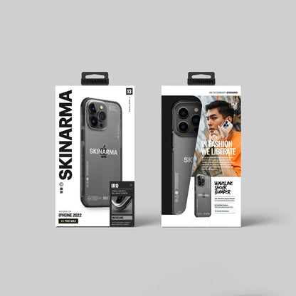 iPhone 14 Pro Kılıf SkinArma Şeffaf Airbag Tasarımlı Iro Kılıf