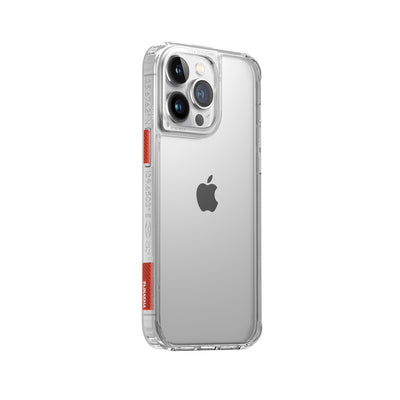 Apple iPhone 14 Pro Kılıf SkinArma Şeffaf Airbag Tasarımlı Saido Kapak Renksiz