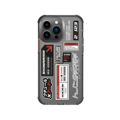 iPhone 14 Pro Kılıf SkinArma Şeffaf Desenli Airbag Tasarımlı Taito Kılıf