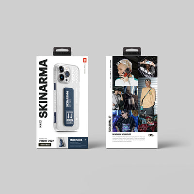 Apple iPhone 14 Pro Kılıf SkinArma Standlı Şeffaf Tasarımlı Taihi Sora Kapak Kırmızı