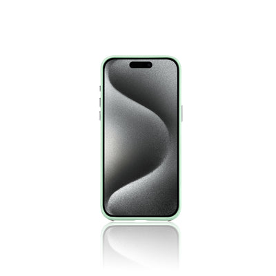 Apple iPhone 14 Pro Kılıf Suni Deri Tasarımlı Pynana Starry Serisi Kapak Yeşil