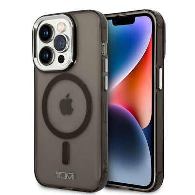 Apple iPhone 14 Pro Kılıf TUMI Magsafe Şarj Özellikli Airbag Tasarımlı Kapak Renksiz