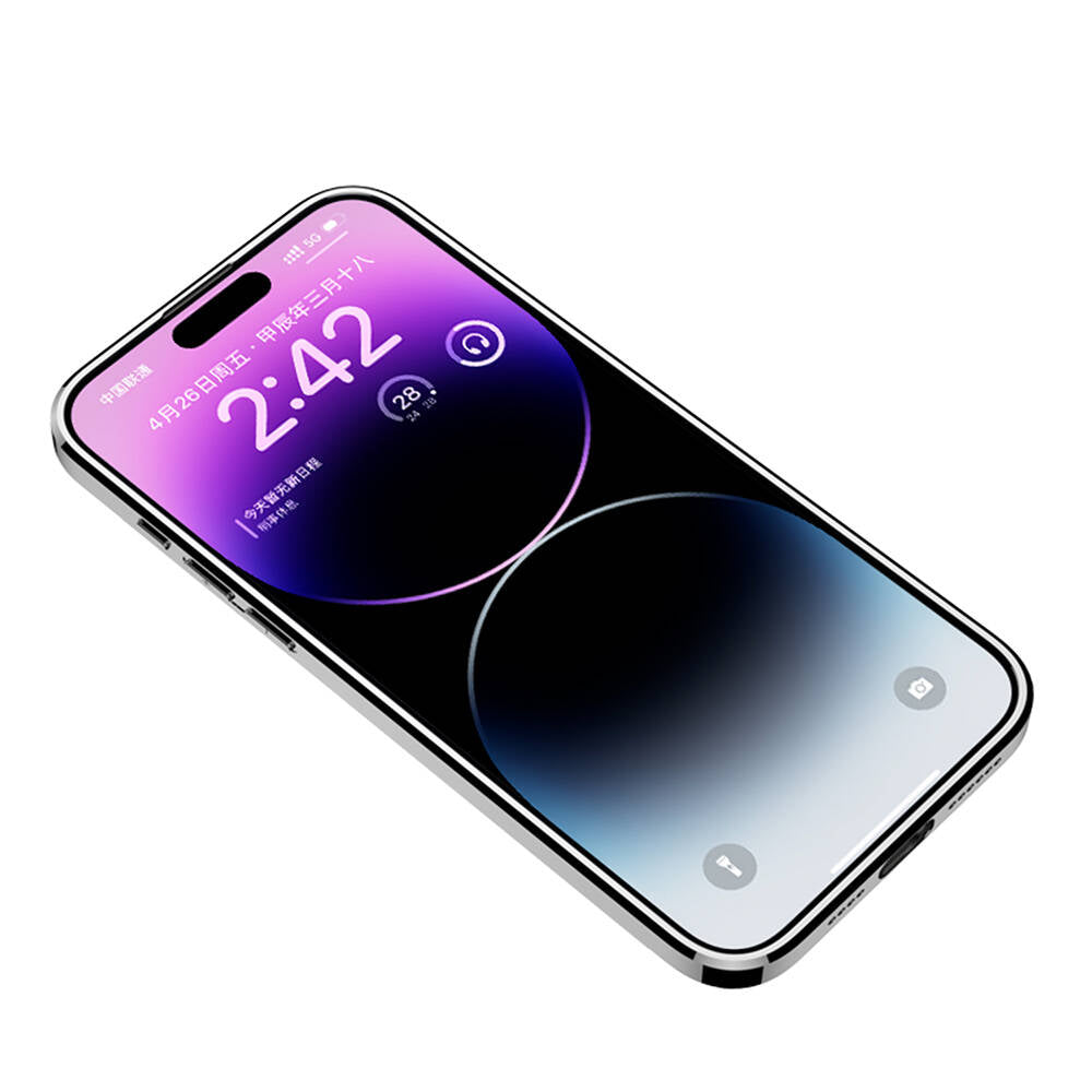 iPhone 14 Pro Kılıf Ultra İnce Kamera Korumalı PC + Deri Arka Yüzey Zore X-Pro Kılıf