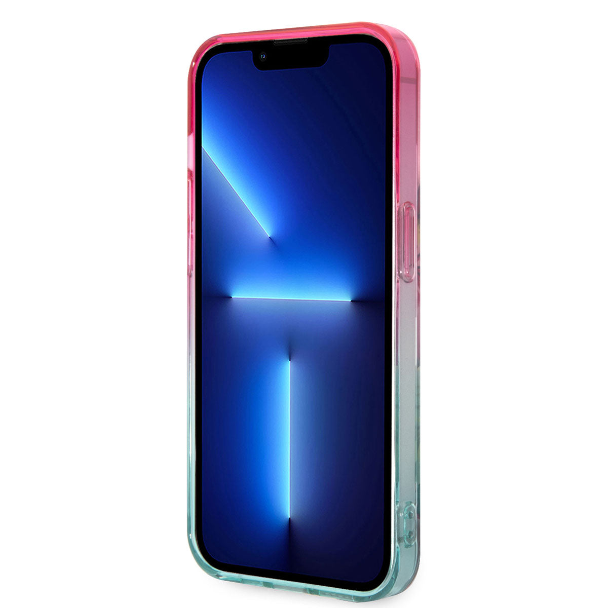 Apple iPhone 14 Pro Kılıf U.S. POLO ASSN. Renkli Yaprak Baskılı Dizayn Kapak Turuncu