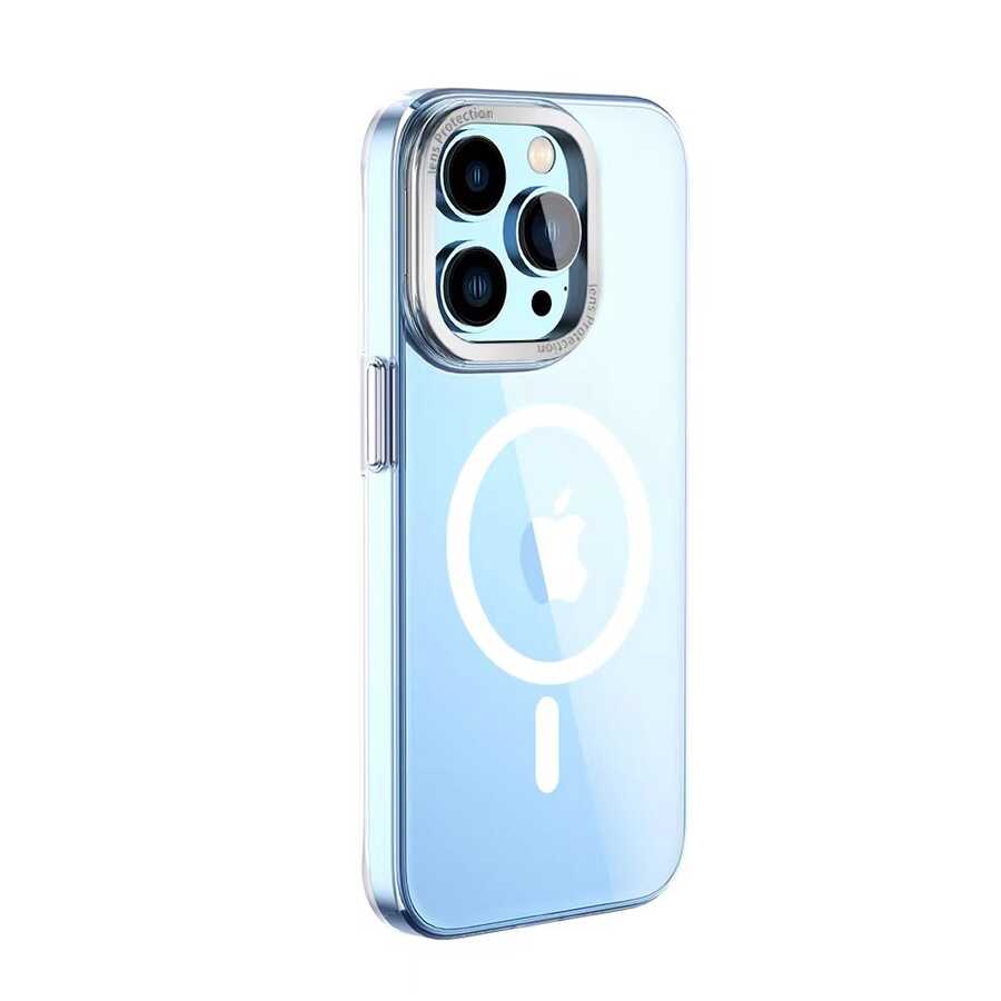 iPhone 14 Pro Kılıf Wiwu MCC-102 Magnetic Crystal Sert PC Kılıf