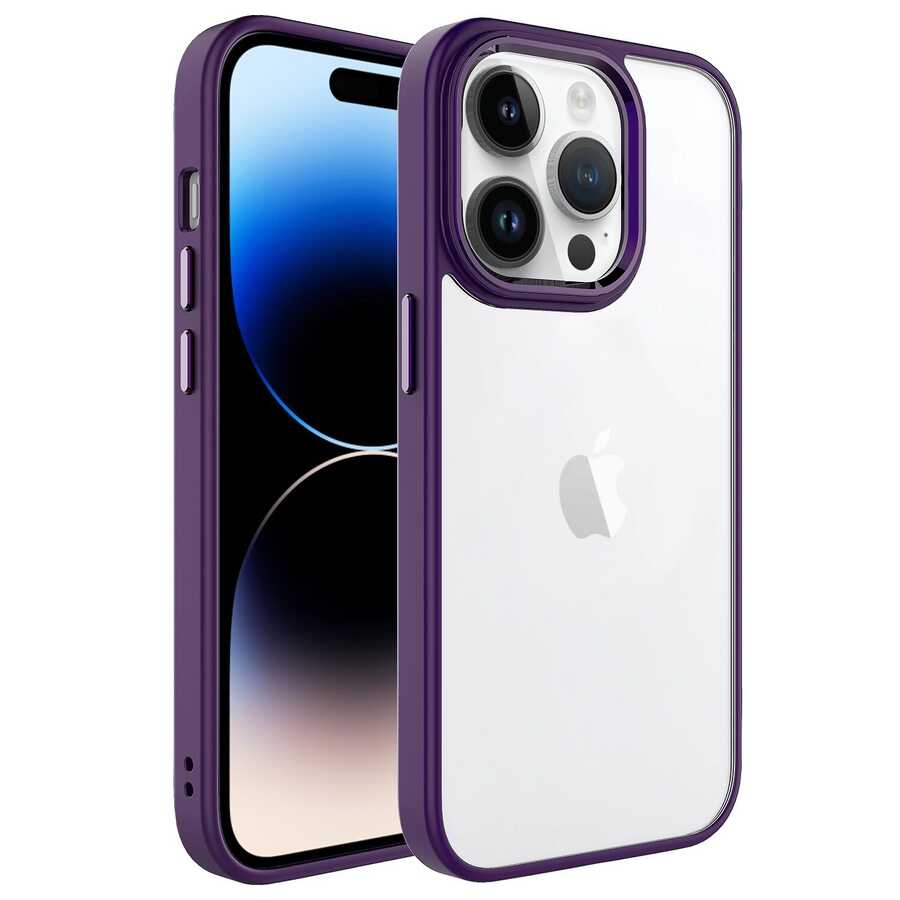 iPhone 14 Pro Kılıf Zore Krom Kılıf
