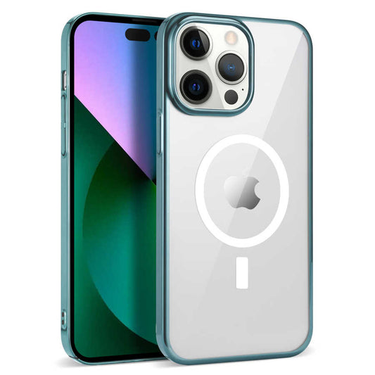 iPhone 14 Pro Kılıf Zore Wireless Şarj Özellikli Pixel M-safe Kılıf
