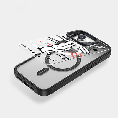 Apple iPhone 14 Pro Magsafe Şarj Özellikli Casebang Chill Out Serisi Mıknatıslı Arka Panel Siyah