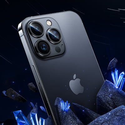Apple iPhone 14 Pro Max Benks DR Safir Kamera Lens Koruyucu Gümüş
