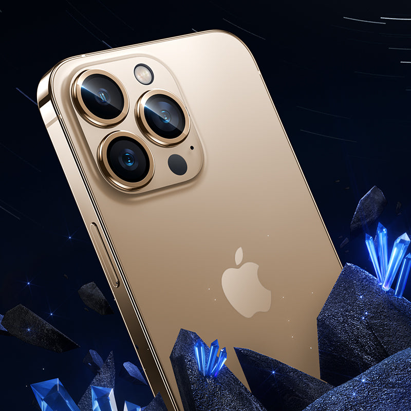 Apple iPhone 14 Pro Max Benks DR Safir Kamera Lens Koruyucu Derin Mor
