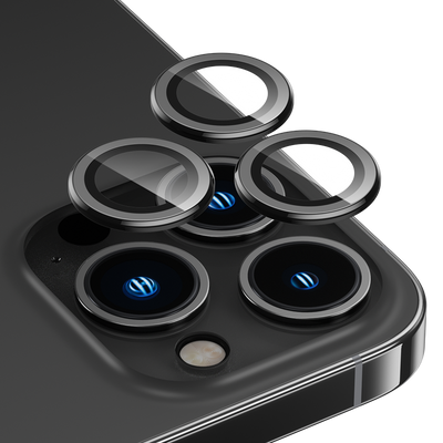 Apple iPhone 14 Pro Max Benks DR Safir Kamera Lens Koruyucu Derin Mor