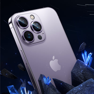 Apple iPhone 14 Pro Max Benks DR Safir Kamera Lens Koruyucu Gold