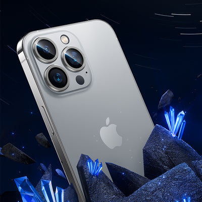 Apple iPhone 14 Pro Max Benks DR Safir Kamera Lens Koruyucu Gümüş