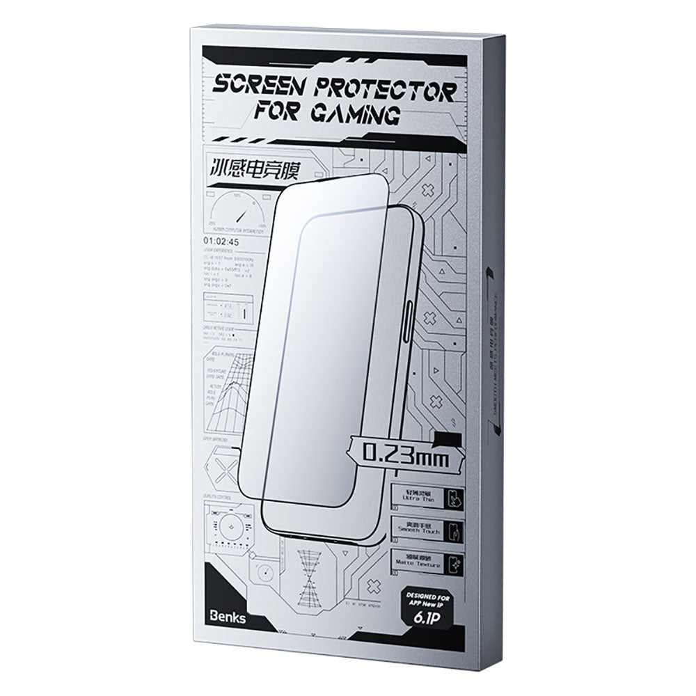 iPhone 14 Pro Max Benks Gaming Anti-Dust Toz Önleyici Mat Cam Ekran Koruyucu