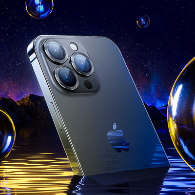 Apple iPhone 14 Pro Max Benks New KR Kamera Lens Koruyucu Gold