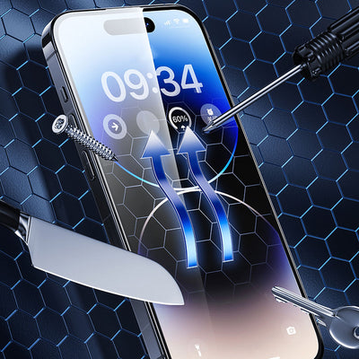 Apple iPhone 14 Pro Max Benks V Pro Safir Coating Ekran Koruyucu + Kolay Uygulama Aparatlı Siyah