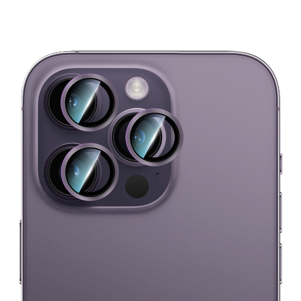 iPhone 14 Pro Max CaseWorld Alloy Serisi Oleofobik Anti Reflective Kamera Lens Koruyucu