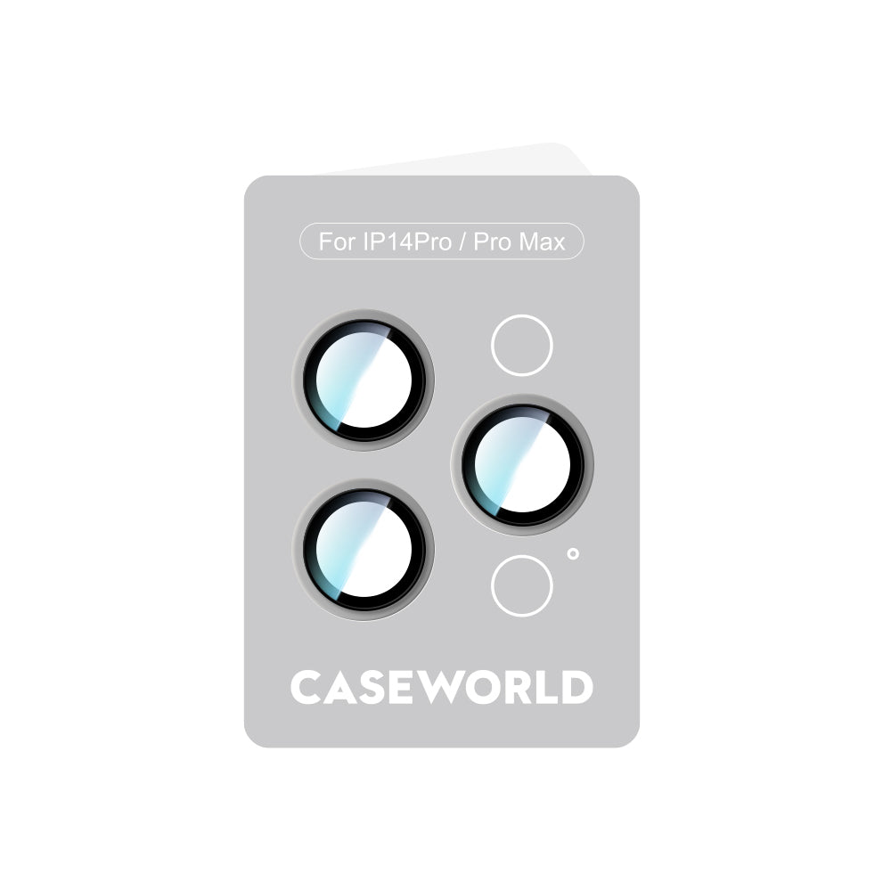 iPhone 14 Pro Max CaseWorld Alloy Serisi Oleofobik Anti Reflective Kamera Lens Koruyucu