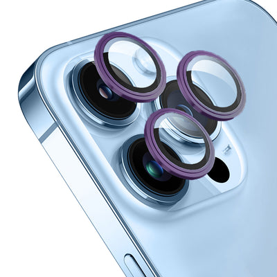 Apple iPhone 14 Pro Max Go Des CL-10 Kamera Lens Koruyucu Gümüş