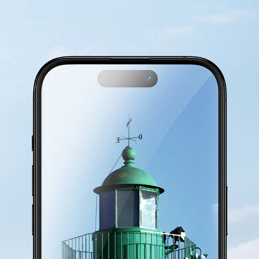 Apple iPhone 14 Pro Max Hidrofobik Ve Oleofobik Özellikli Benks Air Shield Ekran Koruyucu 10&prime;lu Paket Şeffaf