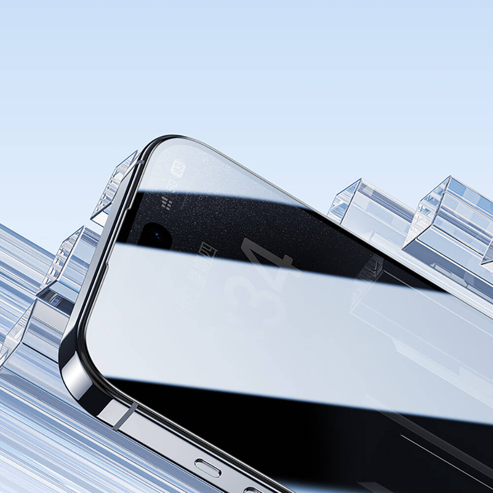 iPhone 14 Pro Max Hidrofobik Ve Oleofobik Özellikli Benks Air Shield Ekran Koruyucu 10"lu Paket