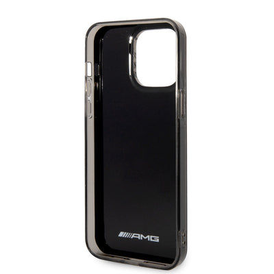 Apple iPhone 14 Pro Max Kılıf AMG Frosted Buzlu PC Karbon Dizayn Kapak Siyah