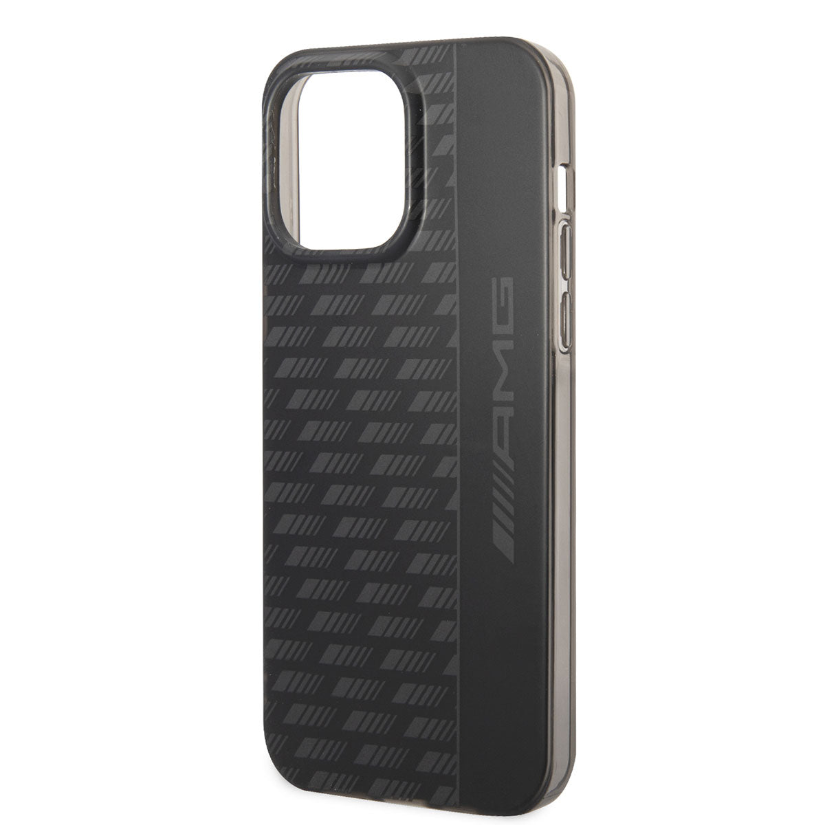 Apple iPhone 14 Pro Max Kılıf AMG Frosted Buzlu PC Karbon Dizayn Kapak Siyah