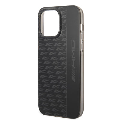 Apple iPhone 14 Pro Max Kılıf AMG Frosted Buzlu PC Karbon Dizayn Kapak Siyah