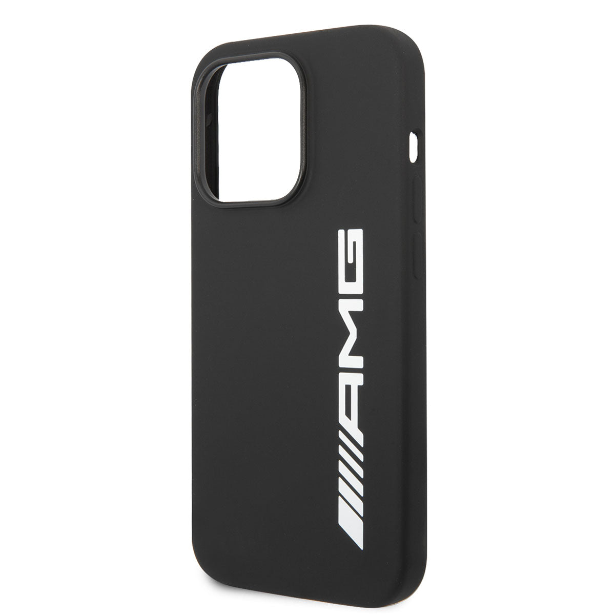 Apple iPhone 14 Pro Max Kılıf AMG Magsafe Şarj Özellikli Büyük Logo Dizayn Kapak Siyah