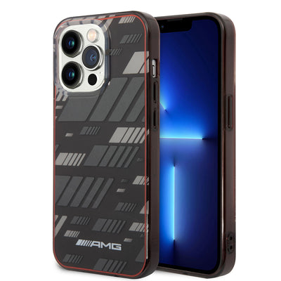 Apple iPhone 14 Pro Max Kılıf AMG Transparan Çift Katmanlı Grafik Dizayn I Kapak Siyah