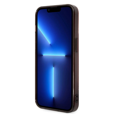 Apple iPhone 14 Pro Max Kılıf AMG Transparan Çift Katmanlı Grafik Dizayn I Kapak Siyah