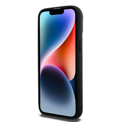 Apple iPhone 14 Pro Max Kılıf Aston Martin Orjinal Lisanslı M-safe Şarj Özellikli Aluminyum Arka Yüzeyli Formula One Team Baskılı Kapak Siyah
