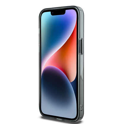 Apple iPhone 14 Pro Max Kılıf Aston Martin Orjinal Lisanslı M-safe Şarj Özellikli  IML Baskı Logolu Metal Düğmeli Kapak Siyah