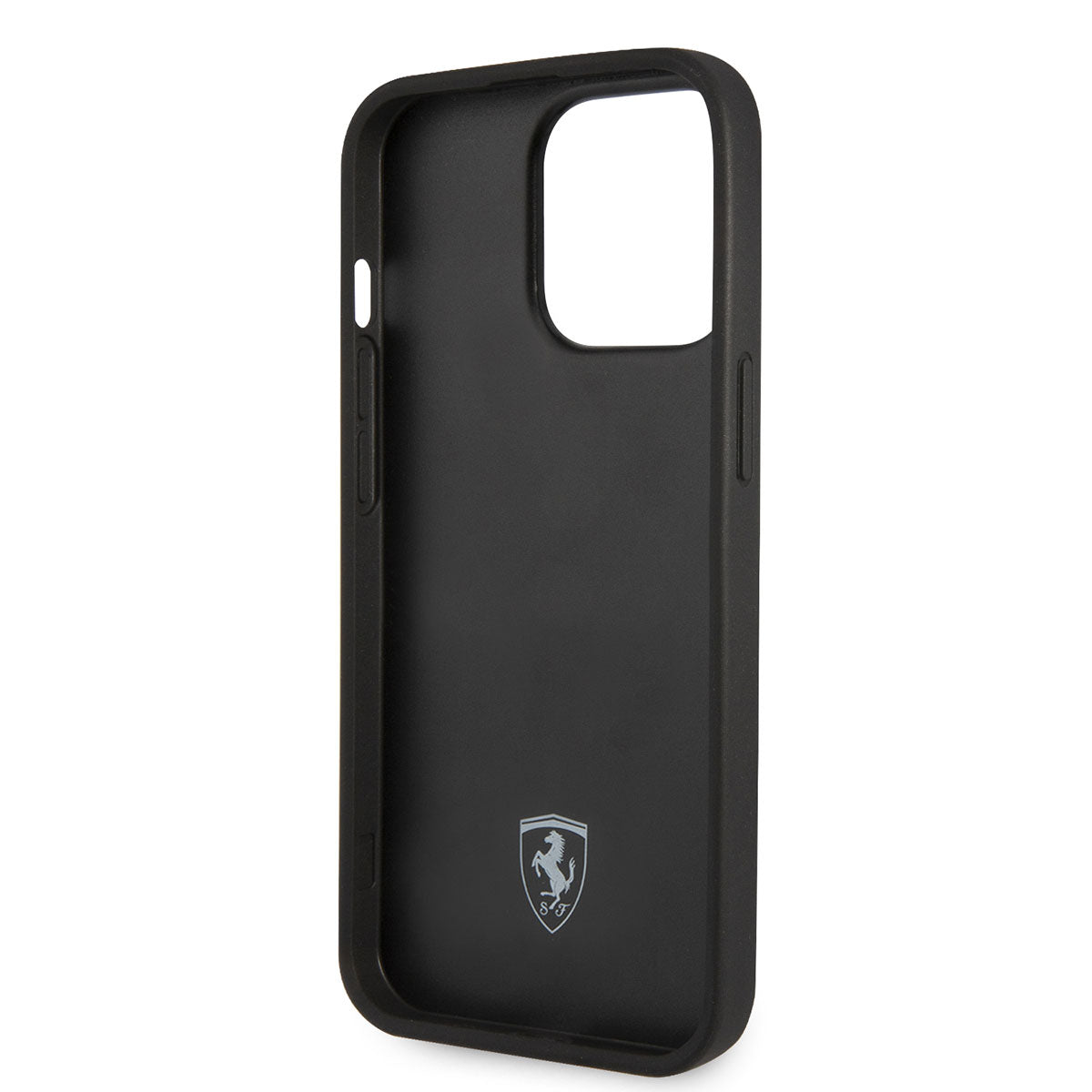 Apple iPhone 14 Pro Max Kılıf Ferrari Deri Sarı Noktalı Dizayn Kapak Kırmızı