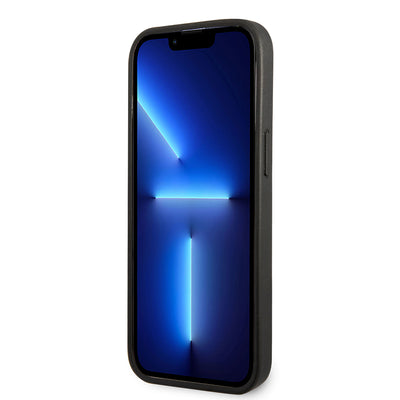Apple iPhone 14 Pro Max Kılıf Ferrari Deri Sarı Noktalı Dizayn Kapak Kırmızı