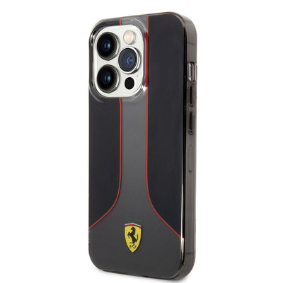 Apple iPhone 14 Pro Max Kılıf Ferrari Gradient Baskılı Dizayn Kapak Kırmızı