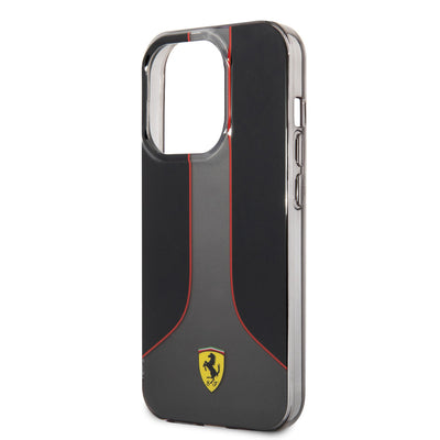 Apple iPhone 14 Pro Max Kılıf Ferrari Gradient Baskılı Dizayn Kapak Kırmızı