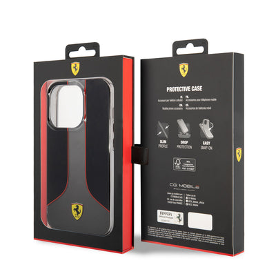 Apple iPhone 14 Pro Max Kılıf Ferrari Gradient Baskılı Dizayn Kapak Kırmızı