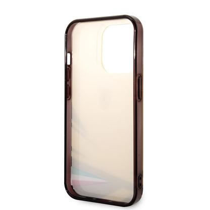 iPhone 14 Pro Max Kılıf Ferrari Sarı İtalyan Bayrak Baskılı Dizayn Kılıf