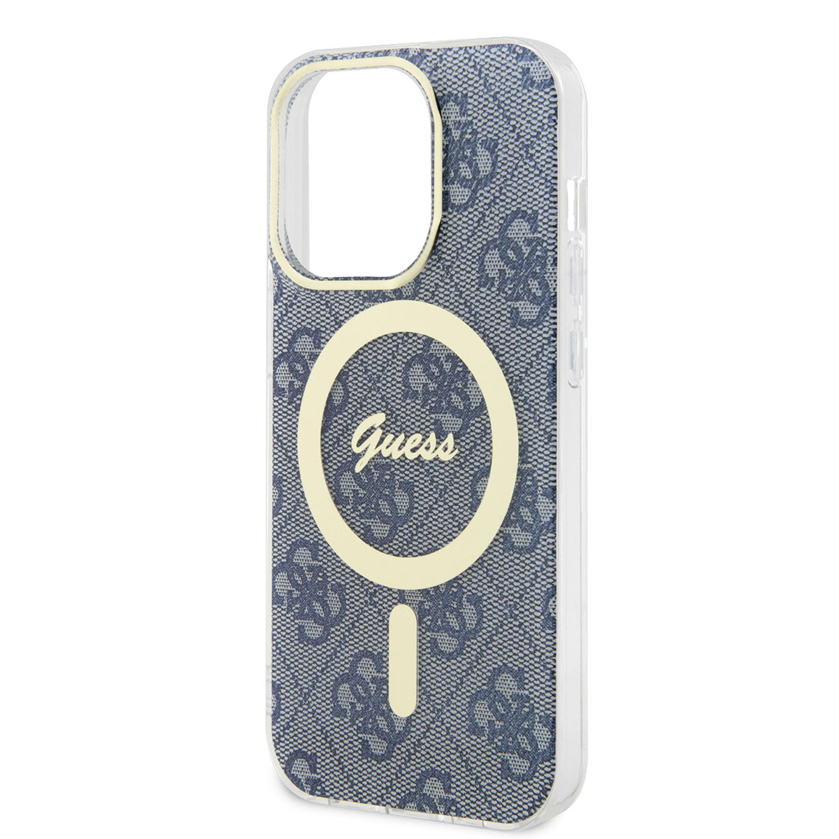 Apple iPhone 14 Pro Max Kılıf GUESS Magsafe Şarj Özellikli Kapak Mavi