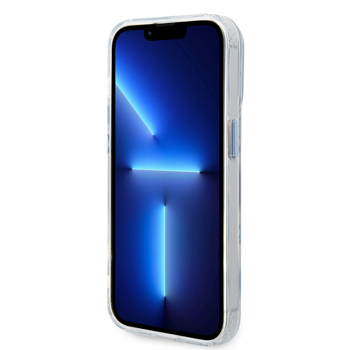 Apple iPhone 14 Pro Max Kılıf GUESS Magsafe Şarj Özellikli Metal Kamera Çerçeveli Kapak Mavi