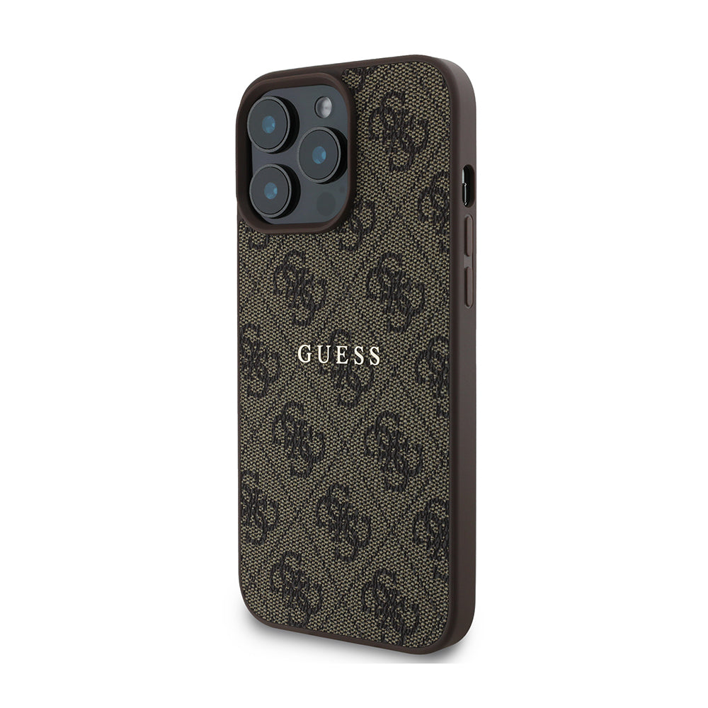 iPhone 14 Pro Max Kılıf Guess Orjinal Lisanslı M-safe Şarj Özellikli 4G Desen Yazı Logolu Kılıf