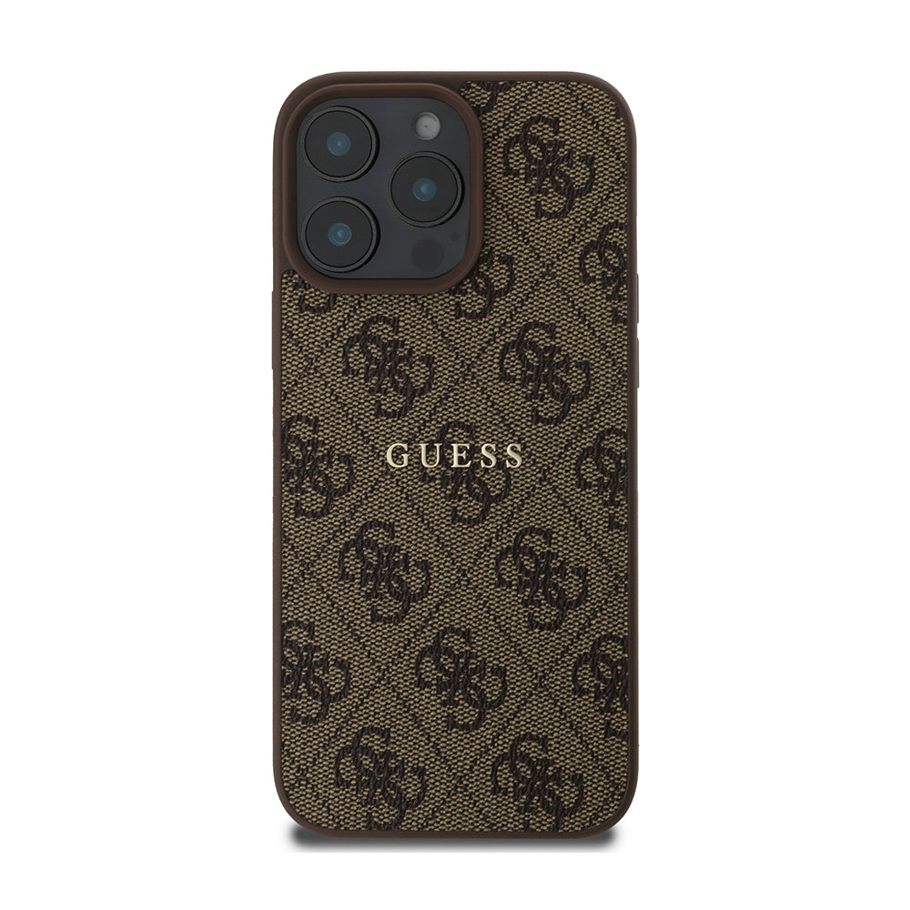 iPhone 14 Pro Max Kılıf Guess Orjinal Lisanslı M-safe Şarj Özellikli 4G Desen Yazı Logolu Kılıf