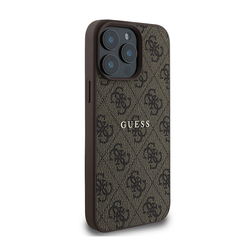 iPhone 14 Pro Max Kılıf Guess Orjinal Lisanslı M-safe Şarj Özellikli 4G Desen Yazı Logolu Kılıf