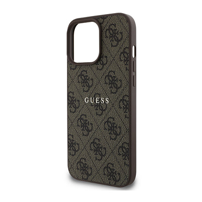 iPhone 14 Pro Max Kılıf Guess Orjinal Lisanslı M-safe Şarj Özellikli 4G Desen Yazı Logolu Kılıf