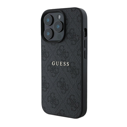 iPhone 14 Pro Max Kılıf Guess Orjinal Lisanslı M-safe Şarj Özellikli 4G Desen Yazı Logolu Kılıf
